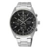 Business Steel strip Watch Black