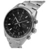Business Steel strip Watch Black
