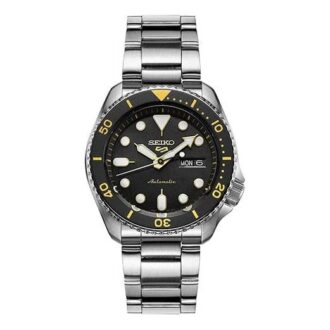 Casual waterproof Automatic Sports Mechanical Watch “Black Silver Gold”