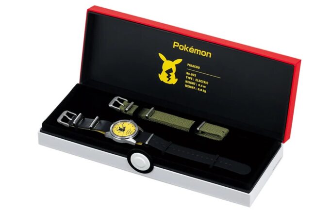 Pokmon Pikachu Crossover Limited Watch Yellow Black