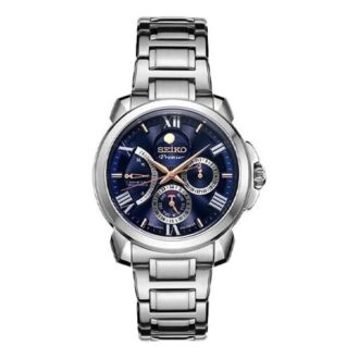 Premier Series Blue Dial Steel Strip Sapphire Crystal Watch