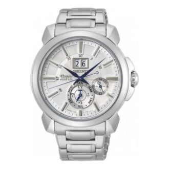 Premier Series Casual Business Waterproof Quartz Watch White Dial Steel Strip