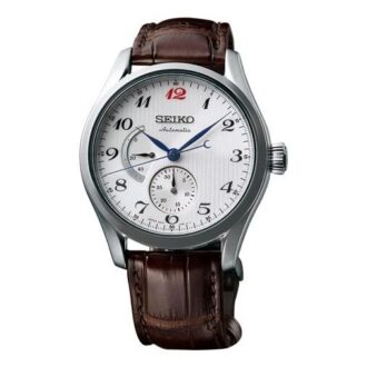 Presage Automatic Mechanical White Dial Brown Watch