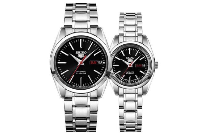 Unisex Mechanical Black/Silver SNKL45J1+SYMK17J1