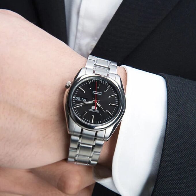 Unisex Mechanical Black/Silver SNKL45J1+SYMK17J1
