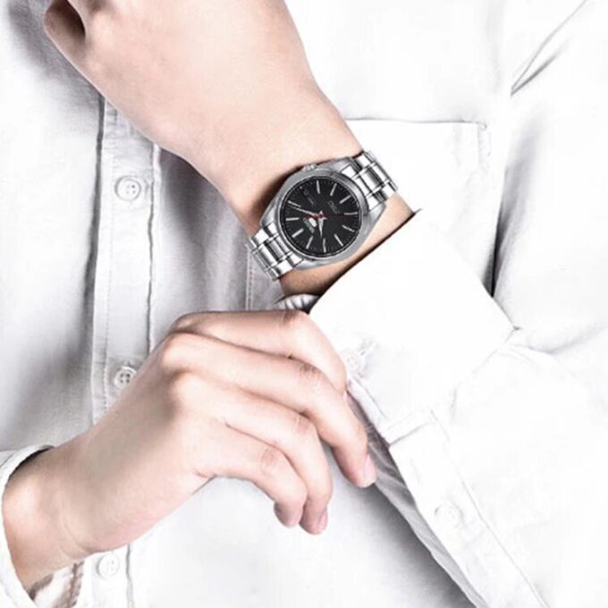 Unisex Mechanical Black/Silver SNKL45J1+SYMK17J1